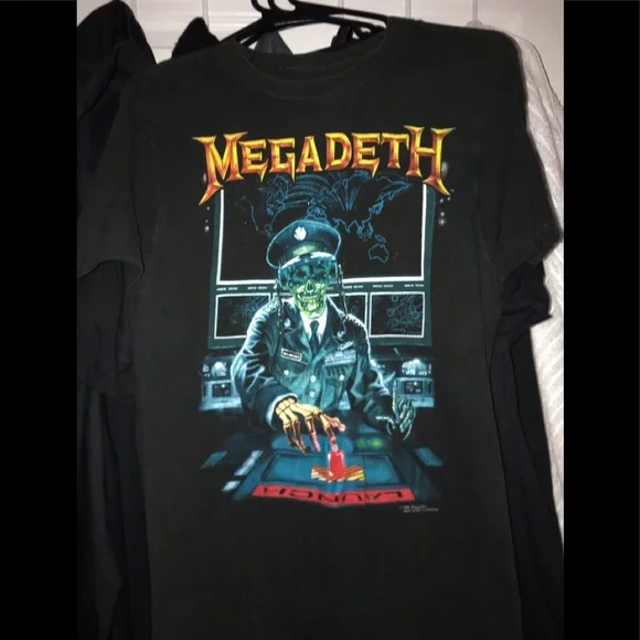 Mega death 1990 single stitch - Picture 1 of 4